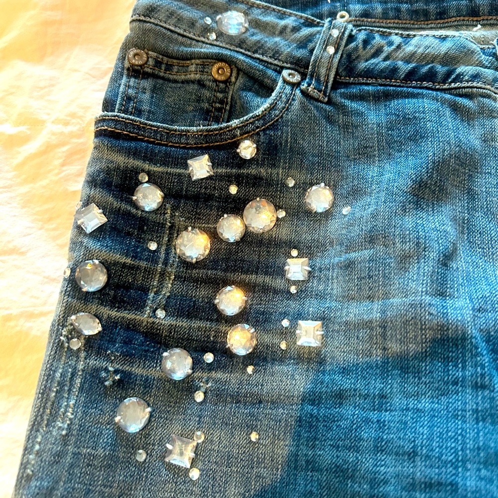 Jewelled capri jeans! Stunning & unique peice. Brand is Goodtime
